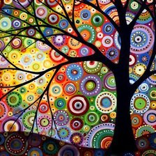 Схема вышивки «Дерево счастья»