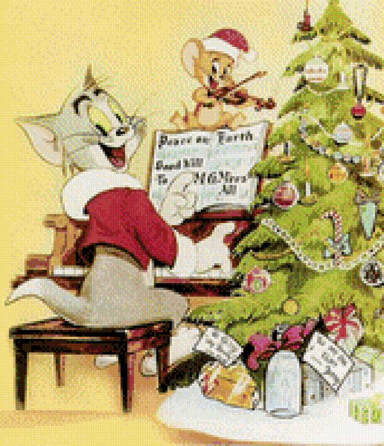 Том и Джерри "Рождество" - том и джерри, рождество - предпросмотр