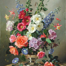 Схема вышивки «Цветы»