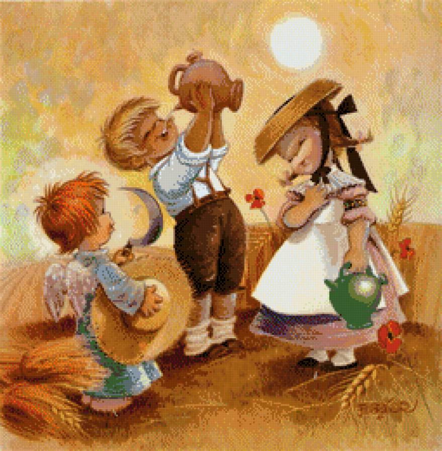 Pintura Motivo infantil de Ferrandiz - предпросмотр