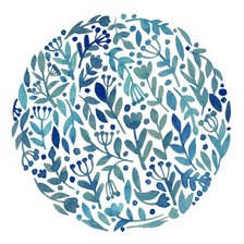 Схема вышивки «Цветочный орнамент»