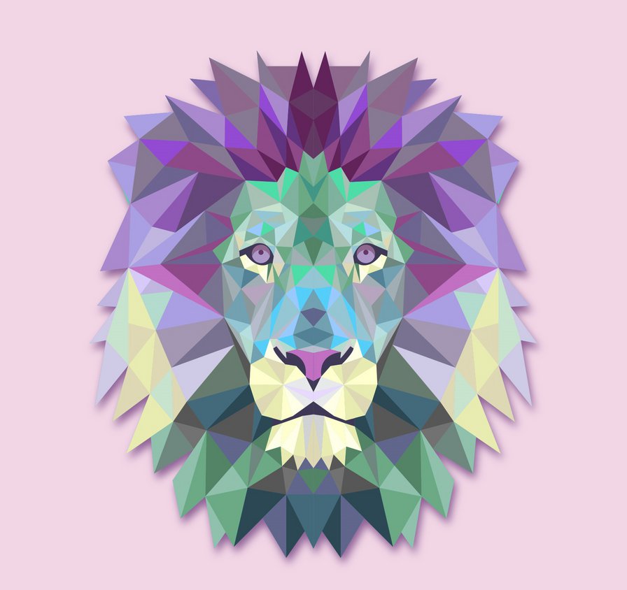 Лев - геометрия, лев - оригинал