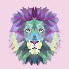 Схема вышивки «Лев»