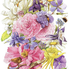Схема вышивки «fiori misti»