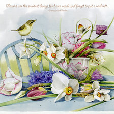Схема вышивки «fiori misti primavera»