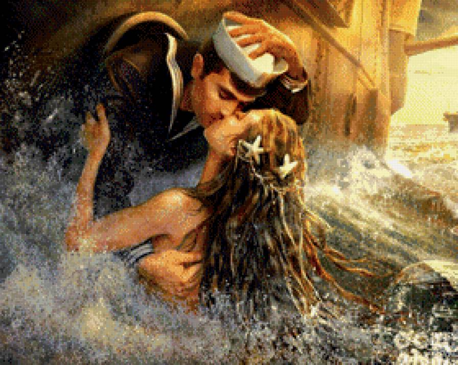 поцелуй русалки - море русалки - предпросмотр