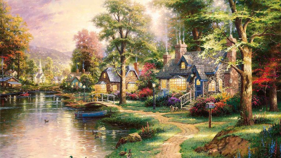 Сказочный город - оригинал