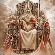 Схема вышивки «РОД - Верховный славянский Бог»