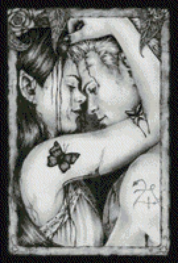 Парочка эльфов - пара, эльфы - предпросмотр