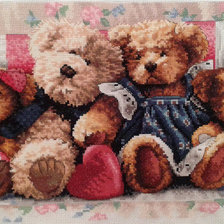 Схема вышивки «Мишутки»