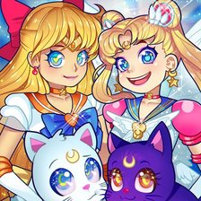 Оригинал схемы вышивки «Sailor moon» (№1066073)