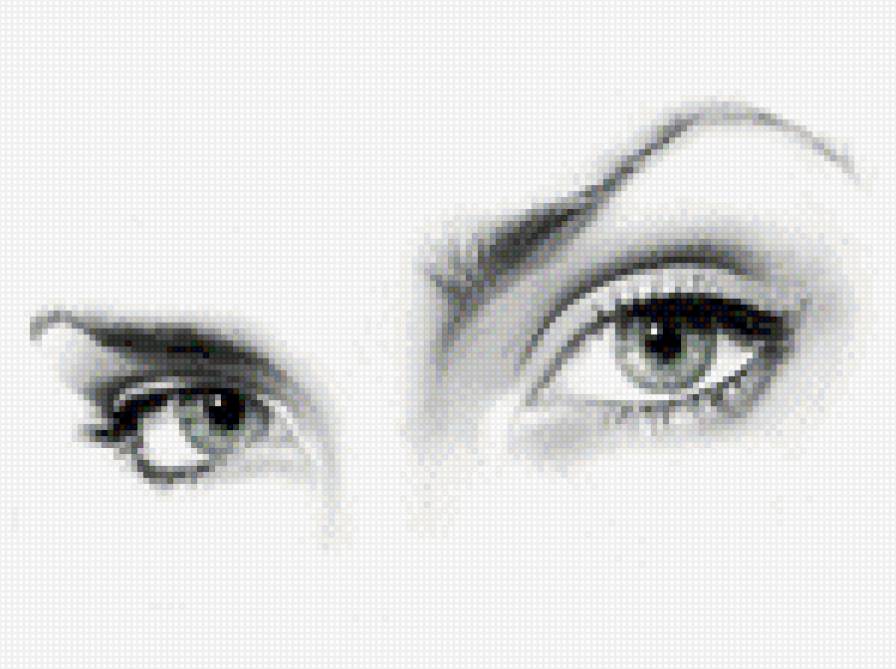 глаза женщины - предпросмотр