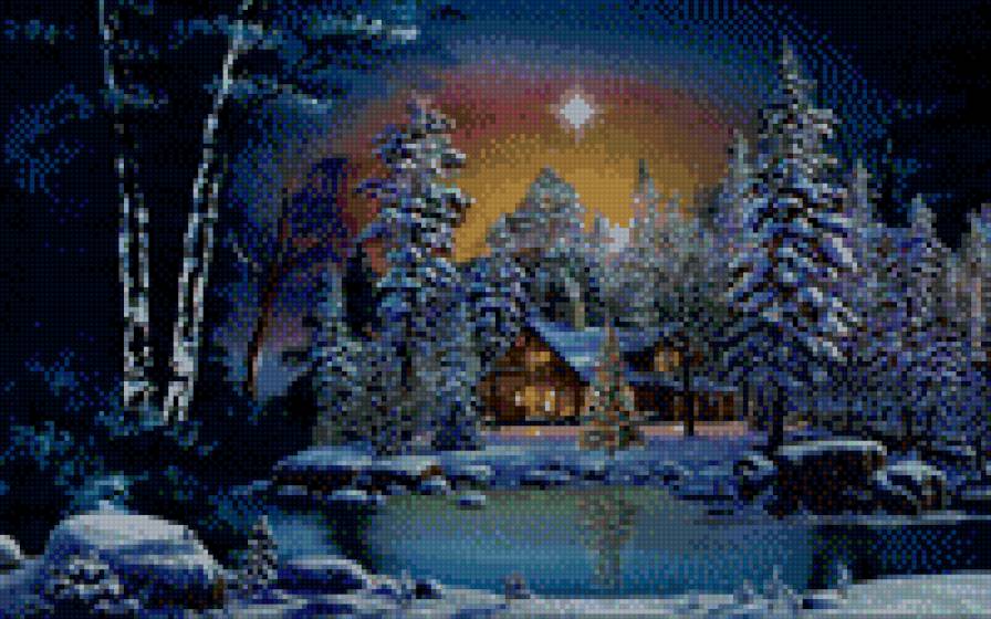 зимний домик 4 - предпросмотр