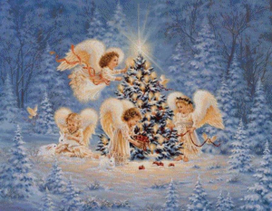 ангелы - ангел, рождество, религия, праздник - предпросмотр
