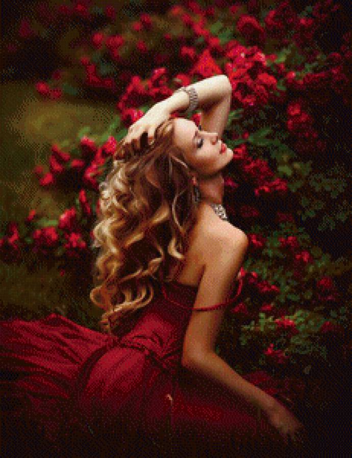 женщина в красном - женщина в красном - предпросмотр