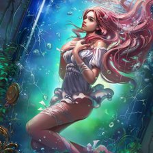 Схема вышивки «девушка»