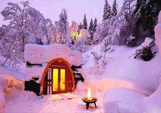 домик в горах швейцарии - оригинал