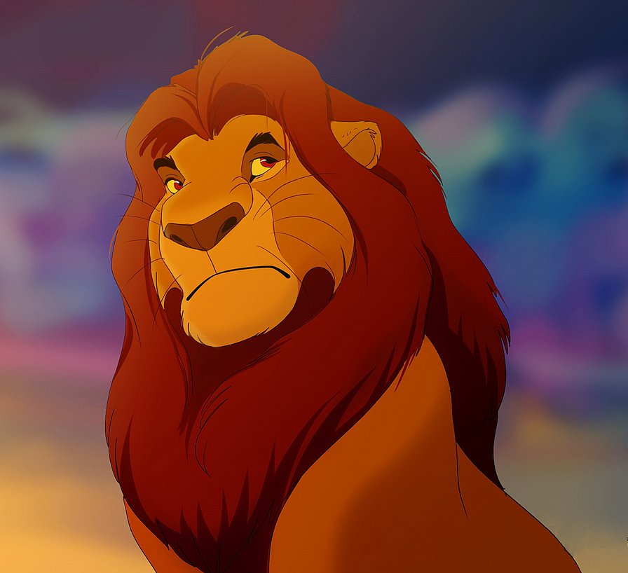 Муфаса - персонаж, лев, король-лев, мультфильм - оригинал