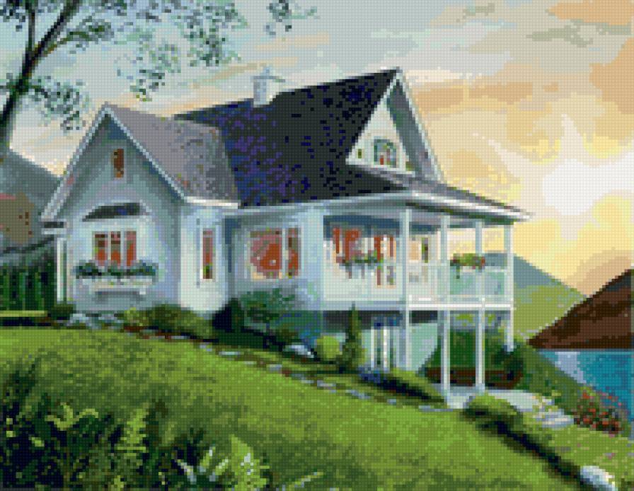 дом у реки - предпросмотр