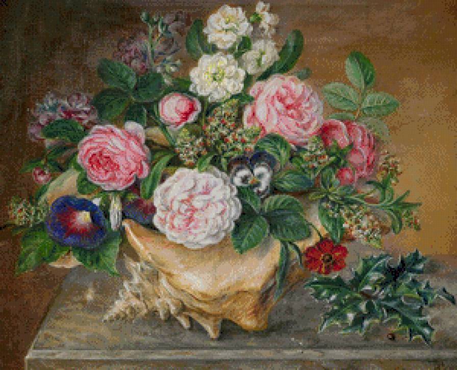 цветы - розы, цветы, цветочный натютморт. - предпросмотр