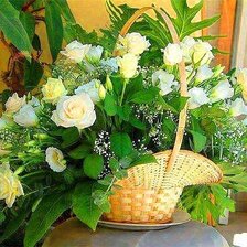 Корзина роз.