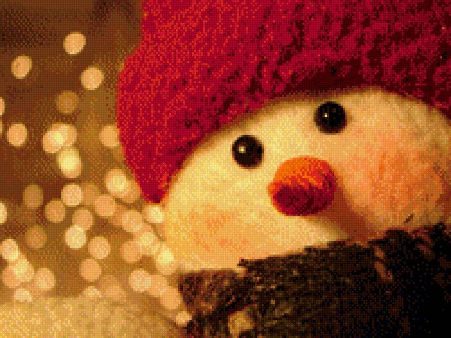 снеговик - новый год снеговик игрушка - предпросмотр