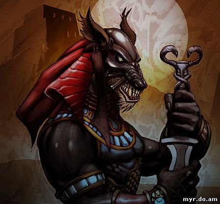 египетский бог - оригинал