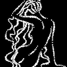 Схема вышивки «szkic kobiety»