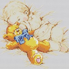 Схема вышивки «Медведик»