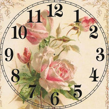 Оригинал схемы вышивки «часы» (№1073370)