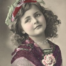 Оригинал схемы вышивки «Ретро - портрет.» (№1073877)