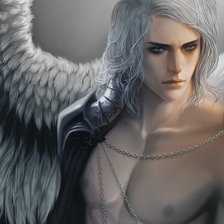 Схема вышивки «ангел»