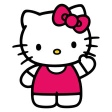 Схема вышивки «Hello Kitty»