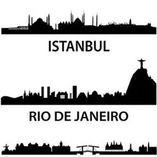 Схема вышивки «Istanbul, rio de janeiro, amsterdam»