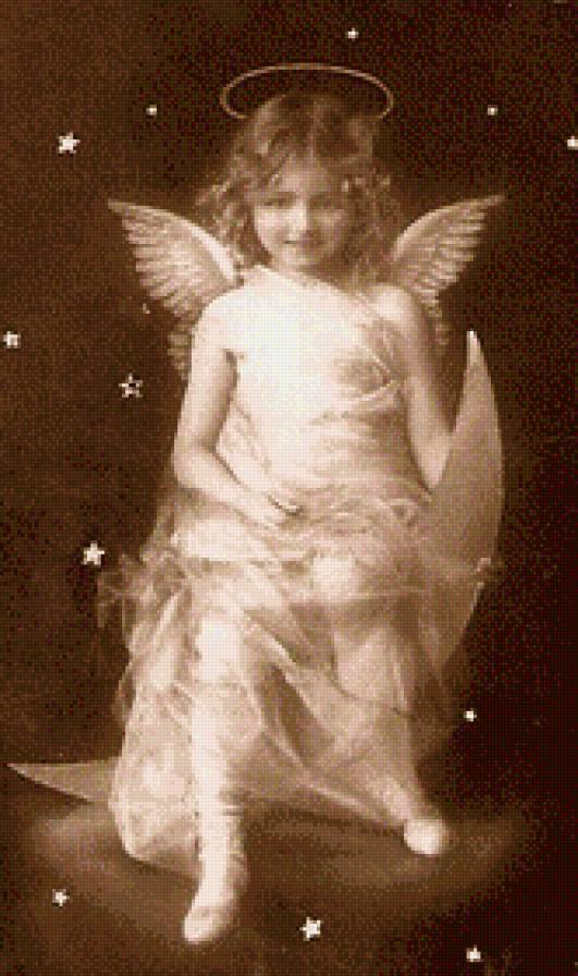 Ангел ретро. - предпросмотр