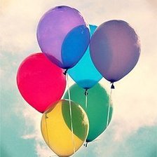 Схема вышивки «Воздушные шары»