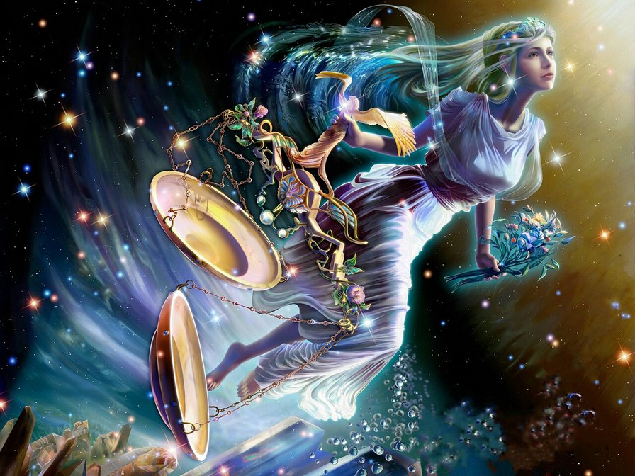 Весы (без надписи) - знаки зодиака, знак зодиака, зодиак - оригинал