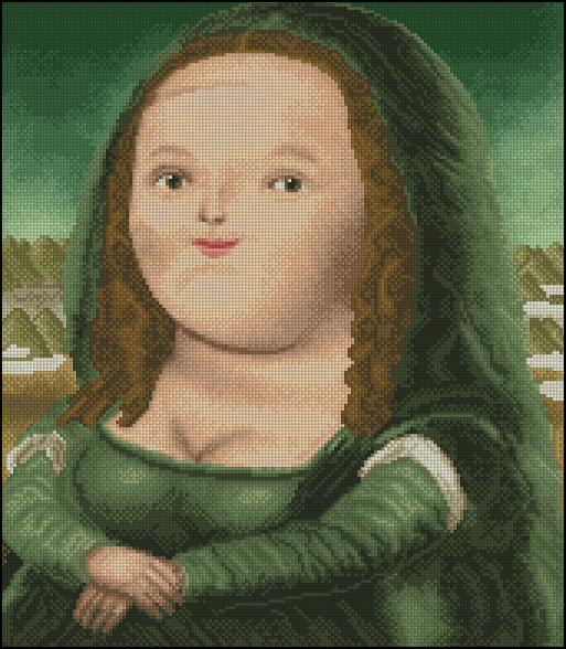 Мона Лиза де Ботеро - оригинал