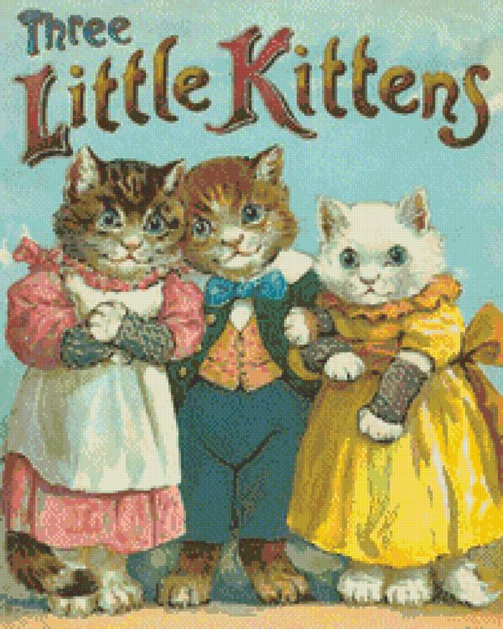 3 маленьких котёнка - котята - предпросмотр