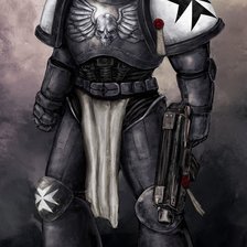 Схема вышивки «Чёрный храмовник»