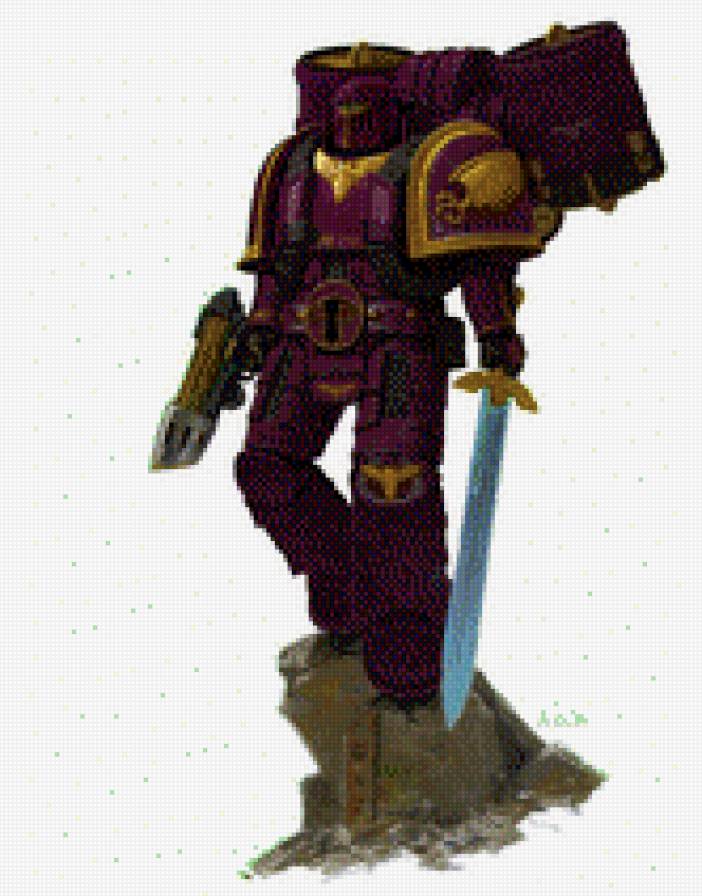 Дети императора - хаос, warhammer, дети_императора, warhammer40000, космодесантник - предпросмотр