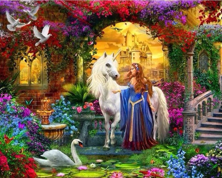 Принцесса и единорог - оригинал