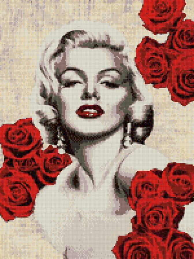 Мерилин - черно-белое, дама. монохром, красота - предпросмотр