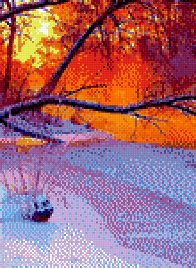 Зима - закат, зима - предпросмотр