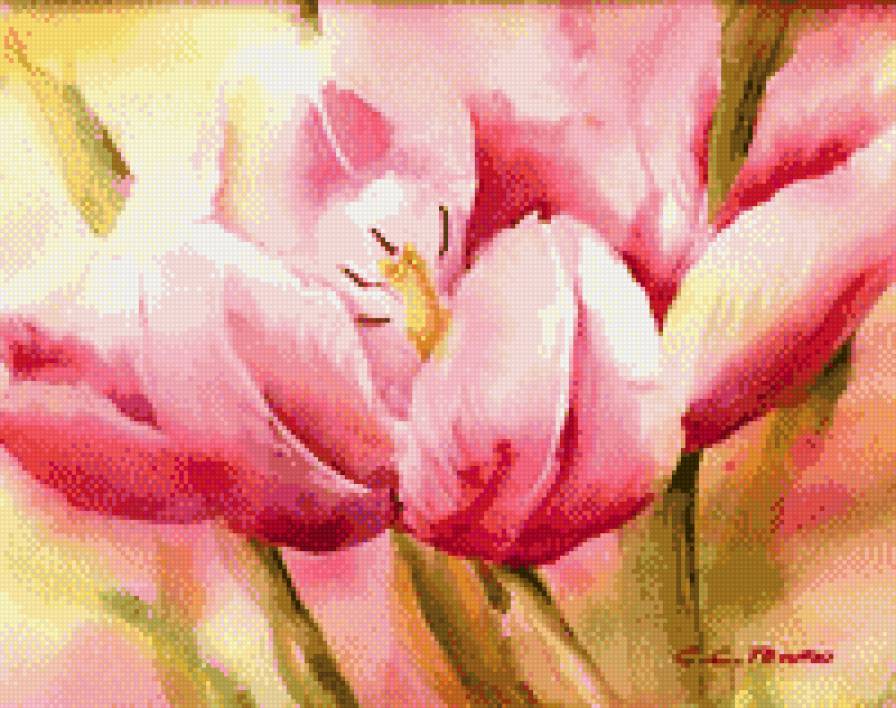 Цветочные акварели от Connie Towns - предпросмотр