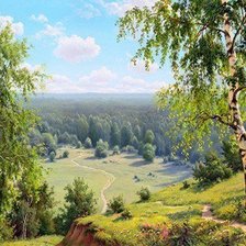 Схема вышивки «пейзаж 1»