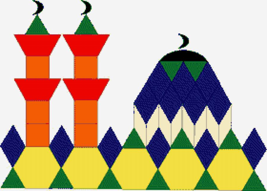 Blocks Mosque - предпросмотр