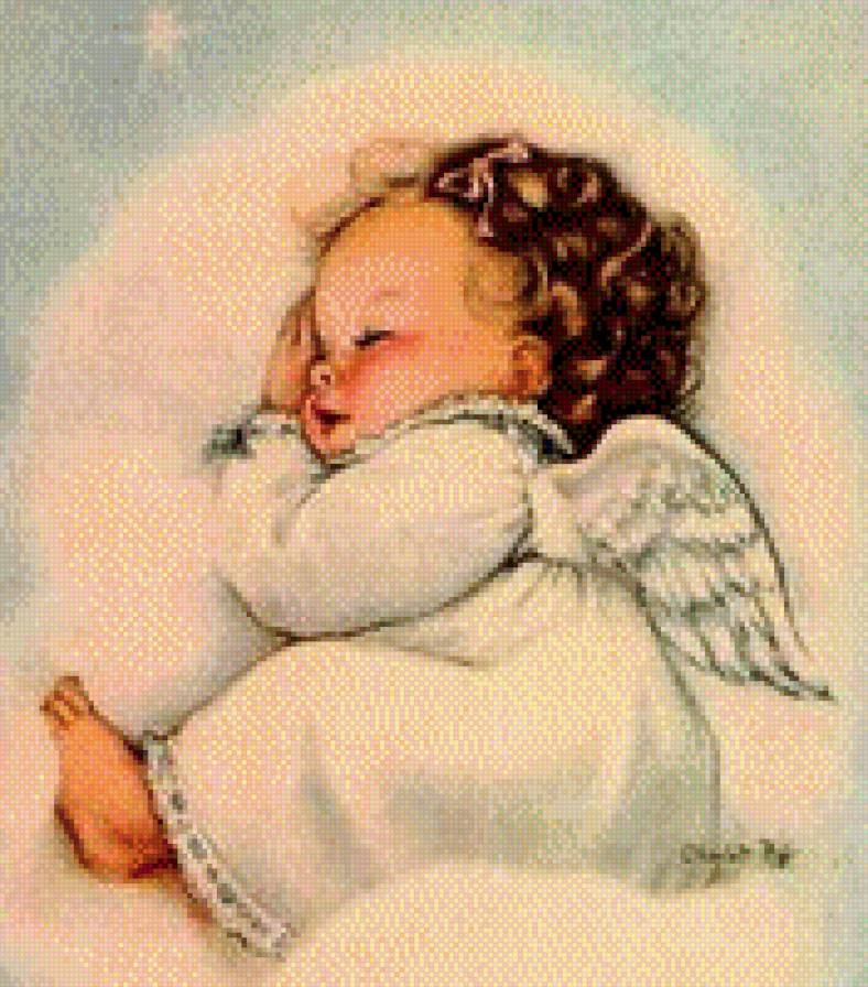 Спящий ангелочек - предпросмотр