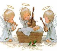 Схема вышивки «Музыка ангелов»