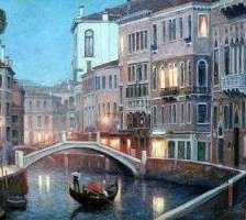 Схема вышивки «Вечерняя Венеция»